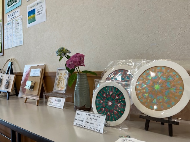 ✿講座作品　特別講座作品　展示中✿