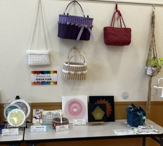 ✿講座作品　特別講座作品　展示中✿