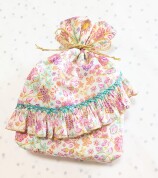 スモッキング刺繡ワークショップ　リバティプリントを使った巾着を作ろう！