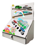 【夏休み】ダンボールで出来たコロコロ貯金箱の工作教室