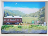 【夏休み】「額縁(フレーム)鉄道ジオラマ」を作ろう～！