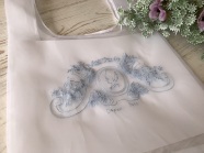 オーガンジーのエコバッグに刺繍しよう