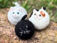 【にゃんカル～JEUGIA猫まつり～】2/11(水)羊毛フェルトで『可愛いねこちゃん』を作ろう！