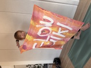 ふろしきを使った『ゆるゆる体操』