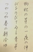 「書を楽しむ」ペン字クラス（書道も可）