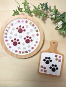 【にゃんカル】肉球が可愛い！タイルクラフト教室(コースターor鍋敷き)(入会金不要)