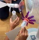 やちよ未来エネルギー　科学工作講座　ペットボトル風力発電