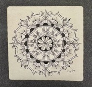 瞑想アート　ゼンタングル
