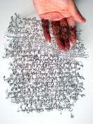 蒼山日菜のレース切り絵