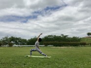 朝ヨガ 