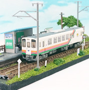 「鉄道のある風景」待合室のあるローカル無人駅の情景を作ろう～！