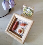 大人のミニチュア粘土細工