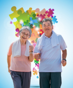 リズム体操と脳トレ