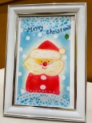 クリスマスのパステルアート