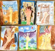 Studio Kura絵画教室　「～手をのばして～」