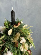 １DAY『クリスマスのキャンドルアレンジ・スワッグ』