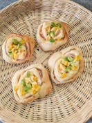 【夏休み講座】カラフル野菜で！枝豆コーンパンを作ろう！