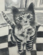 [にゃんカル]　墨絵で描くほんわかニャンコ