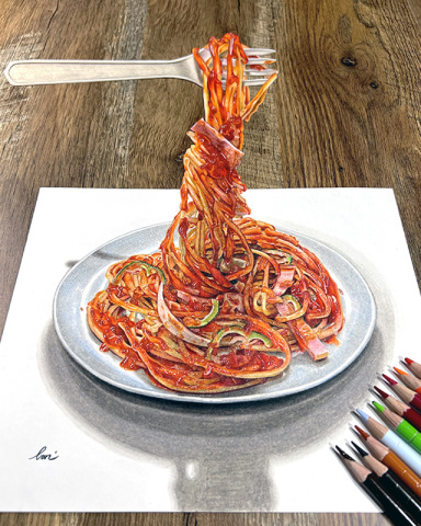 コトコト＋の１日限定企画！『リアルすぎ注意！色鉛筆で描く食品サンプル』