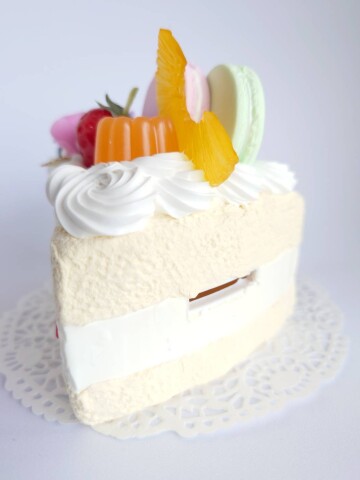 【夏休み】★ほんものそっくり　フェイクスイーツのケーキ貯金箱