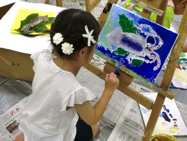 学研・城戸真亜子アートスクール「静物画」～やさい、くだものを描こう！～