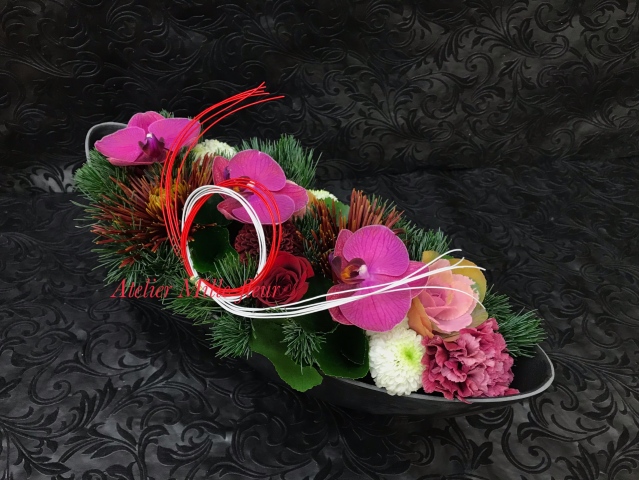 『NewYear　フラワーアレンジメント（お正月花）～』