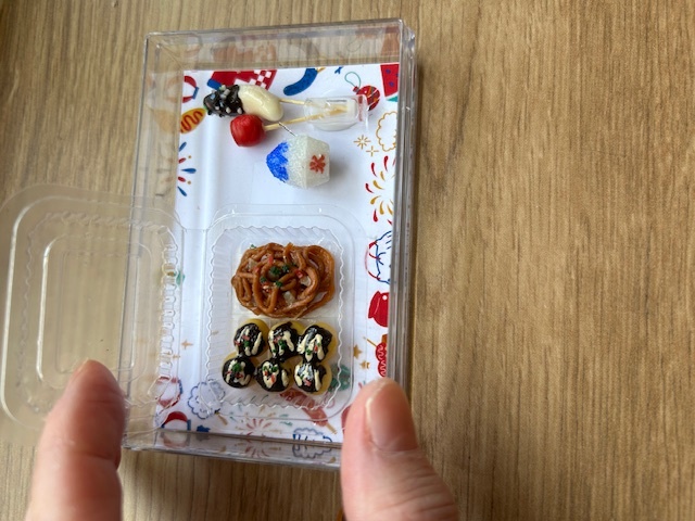 ≪夏休み1日講座≫　樹脂粘土でミニチュア縁日を作ろう♪