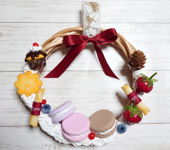 【入会金不要　特別講座】お菓子のリース作り