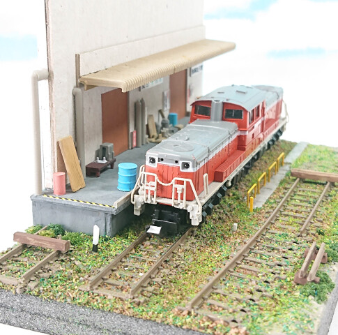  「鉄道のある風景」臨港線の情景を作ろう～！　Nゲージ貨物1両付 