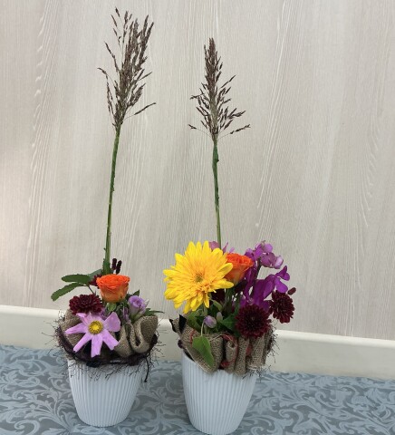 親子で楽しむフラワーアレンジメント