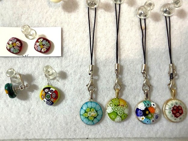 京の光を重ねる　ヒュージングガラスアクセサリー製作体験