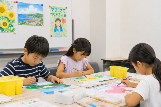《夏休みこども特別講座》夏休みこども絵画教室(小学生)