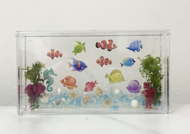 《夏休みこども特別講座》ハ―バリウム水族館を作ろう！
