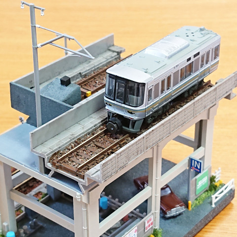 「鉄道のある風景」高架線と地上線の情景を作ろう！