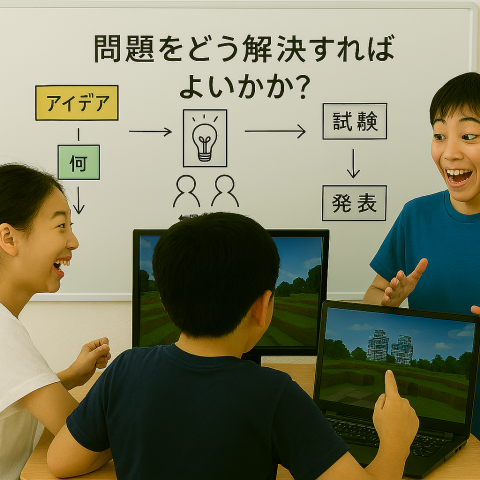 マイクラで挑戦！こどもプロジェクト教室