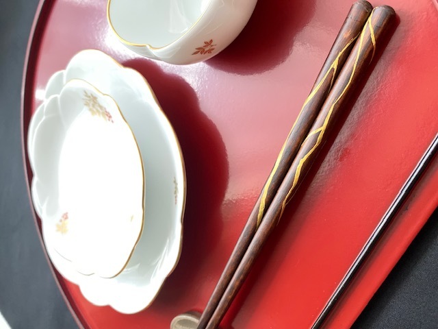 【金継ぎ風　祝い箸】