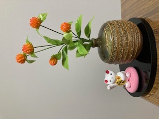 「樹脂粘土で千日紅を作ろう」