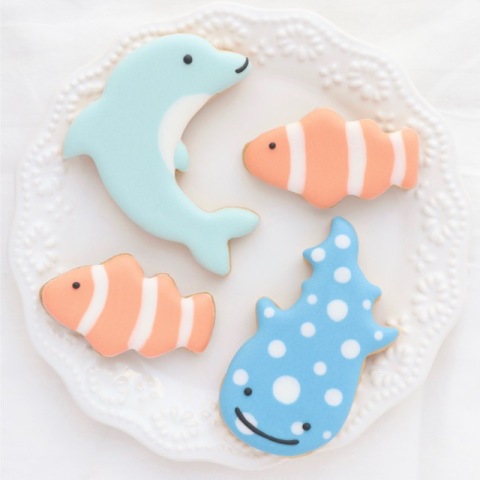 アイシングクッキーレッスン～夏らしい海の動物を作ろう～