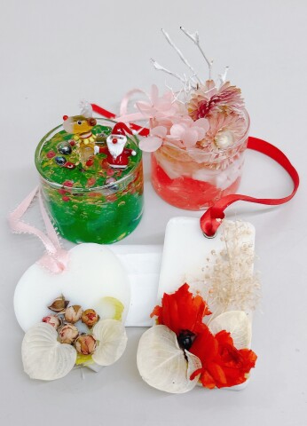 ハンドメイドキャンドル製作体験～クリスマスキャンドルを作ってみよう！～