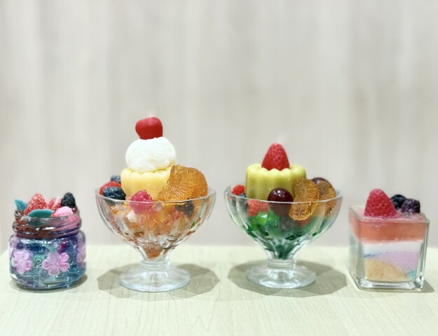 ハンドメイドキャンドル製作体験～パフェキャンドルを作ってみよう！～