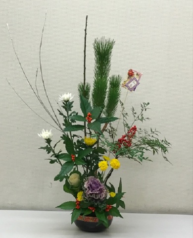 【入会金不要・1日講座】美しい生け花池坊1DAYレッスン～正月花を生ける