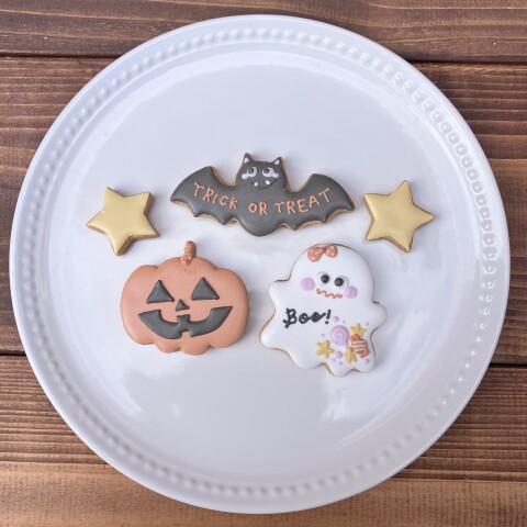 【入会金不要・こども1日講座】アイシングクッキー1dayレッスン『ハロウィン』