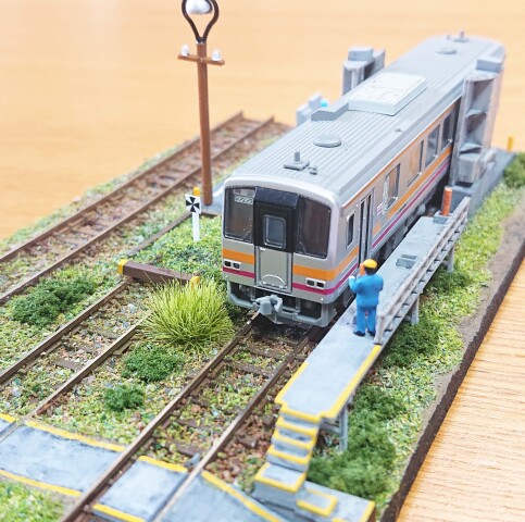 【入会金不要・1日講座】「鉄道のある風景」車両基地「洗浄線」がある情景を作ろう～！