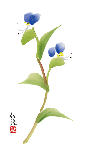  はがきに描く　鮎裕の「和のイラスト講座」