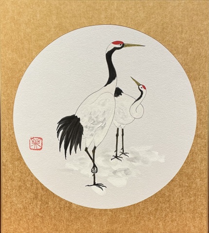 やさしいはがき絵と色紙