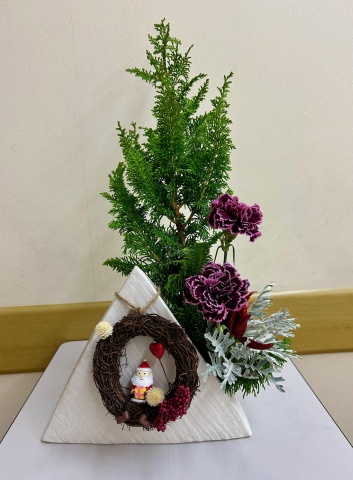 【入会金不要・1日講座】クリスマスのお花・お正月のお花