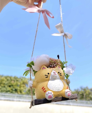 【夏休み1日講座・入会金不要】お好きなお花で♪ どうぶつのブランコを作ろう！