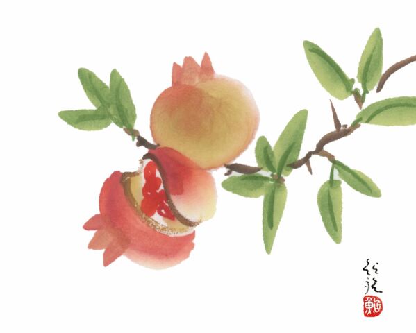 はがきに描く　鮎裕の「和のイラスト講座」