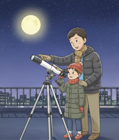 【１日特別講座】天体望遠鏡制作＆天体観測