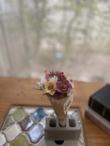 癒しのお花とキャンドルと